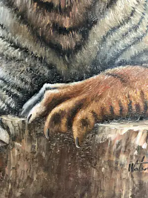 Niet of onleesbaar gesigneerd - siberian tiger kopen? Bied vanaf 1!