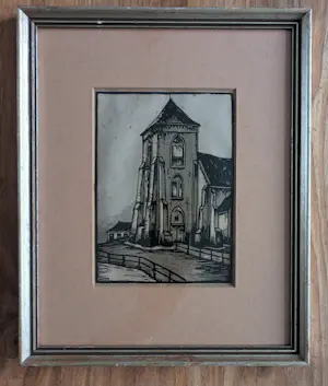 Henri Wils - Toren/kerk van Zoutelande (Zeeland) kopen? Bied vanaf 25!