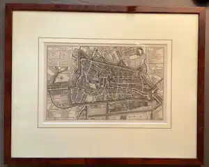 Isaac Tirion - Plattegrond van de stad Utrecht verkocht voor € 65!