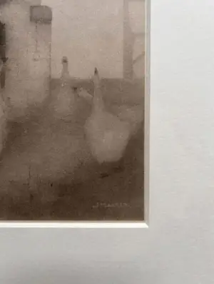 Jan Mankes - Originele Heliogravure Ganzenliesje 1923 kopen? Bied vanaf 110!