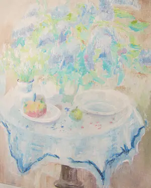 Theo Van Rintel - Stilleven met bloemen en fruit kopen? Bied vanaf 400!