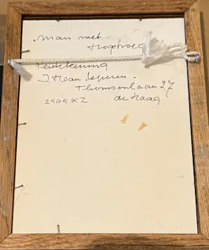Hans van Ieperen - 3 pentekeningen w.o. Clown kopen? Bied vanaf 150!