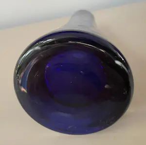Krosno Glass S.A. - Dikwandige paarse glazen vaas kopen? Bied vanaf 23!