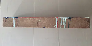 Piet Dirkx - Encaustiek. Gekleurde was op houten balk. kopen? Bied vanaf 79!