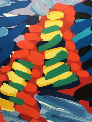 Karel Appel - See me running again - gesigneerd. kopen? Bied vanaf 725!