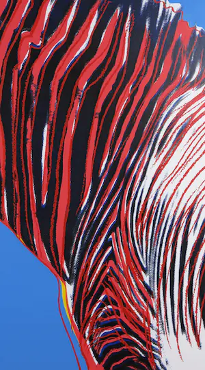 Andy Warhol - Zeefdruk, Grevy's Zebra uit de serie Endangered Species - Ingelijst (Groot) kopen? Bied vanaf 2500!