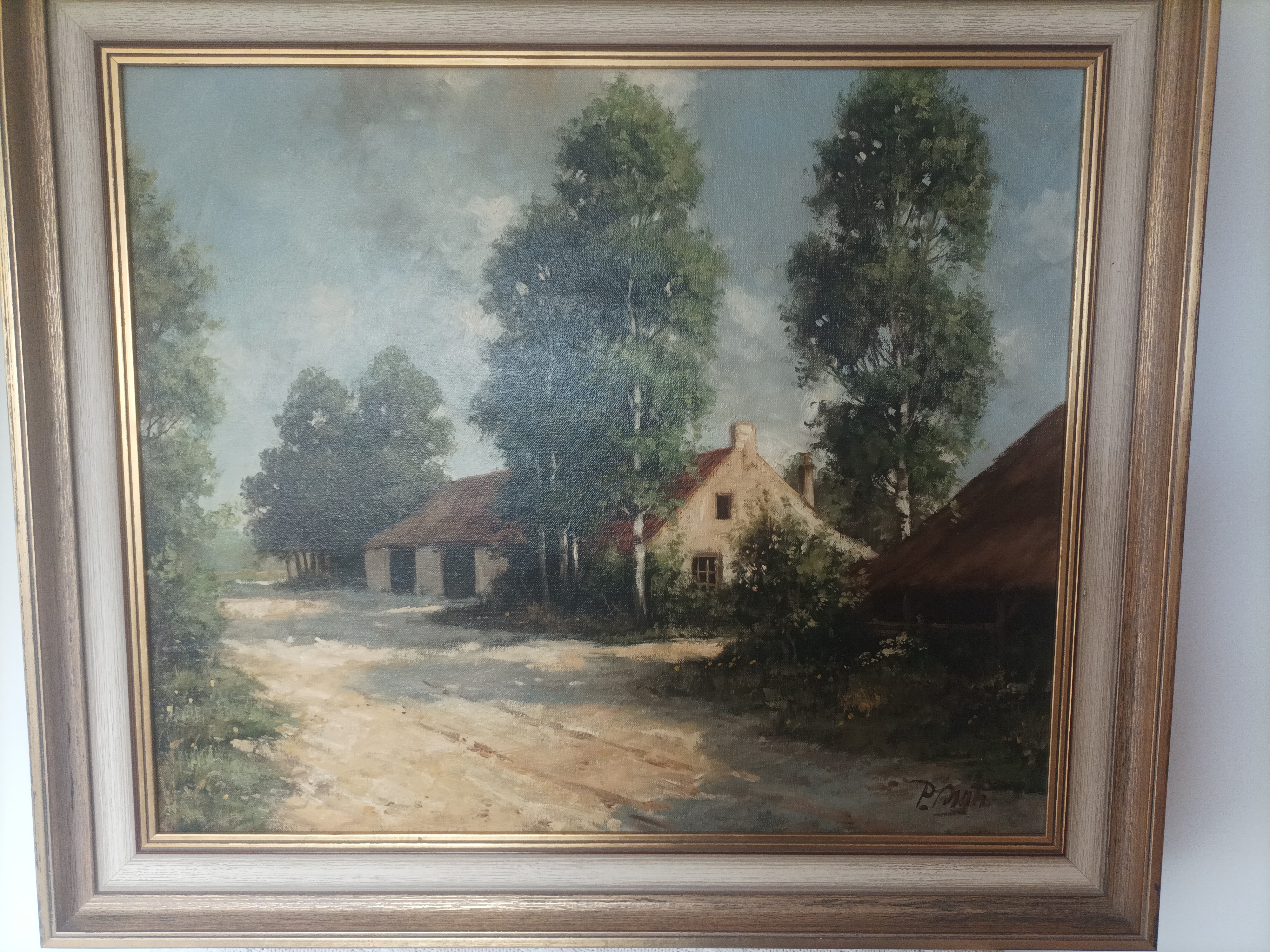 Peter Motz - Landschap met boerderij kopen? Bied vanaf 55!