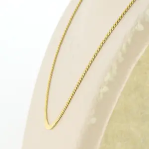 14k geel gouden collier - 45 cm lang kopen? Bied vanaf 110!