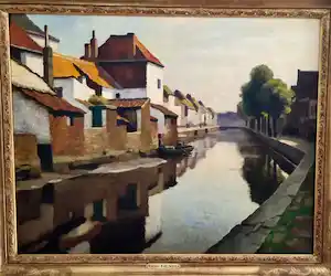 Victor Gilsoul - Huizen aan kanaal verkocht voor € 250!