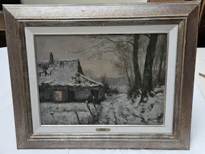 Louis Clesse - Hoeve in de sneeuw kopen? Bied vanaf 325!