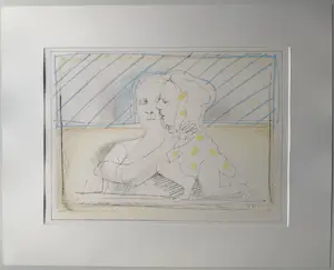 Co Westerik - handgesigneerde kleurenzeefdruk | 'Paar in landschap' | 1991 kopen? Bied vanaf 225!