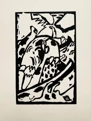 Wassily Kandinsky - "Improvisation" Original- Holzschnitt 1911 Werkverzeichnis Roethel 124 kopen? Bied vanaf 78!