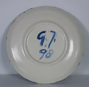 Gertie Janssen - Set van drie handbeschilderde keramieken borden kopen? Bied vanaf 70!