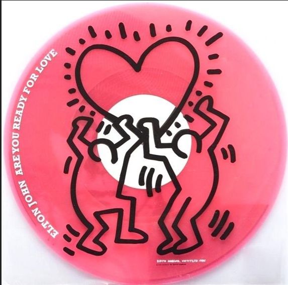 Elton John - Are You Ready For Love (Keith Haring edition) kopen? Bied vanaf 150!