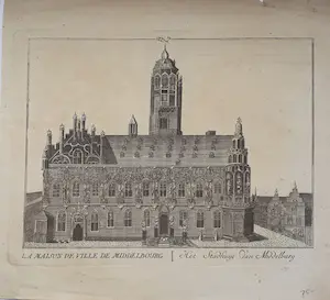 Niet of onleesbaar gesigneerd - La Maison de Middelbourg / Het Stadhuijs van Middelburg kopen? Bied vanaf 1!