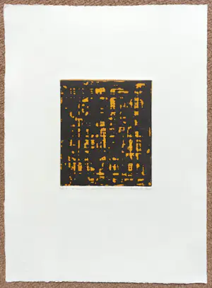 Eric de Nie - Minimalistische compositie, aquatint ets kopen? Bied vanaf 60!
