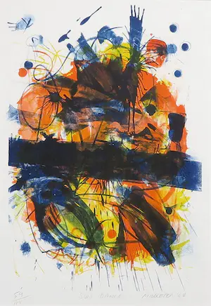 Sam Middleton - Litho, Sun Dance - Ingelijst kopen? Bied vanaf 150!
