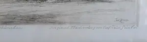 Paul Geissler - Prof. Paul Geissler (1881-1965) – "München" – Handgesigneerde Ets kopen? Bied vanaf 40!