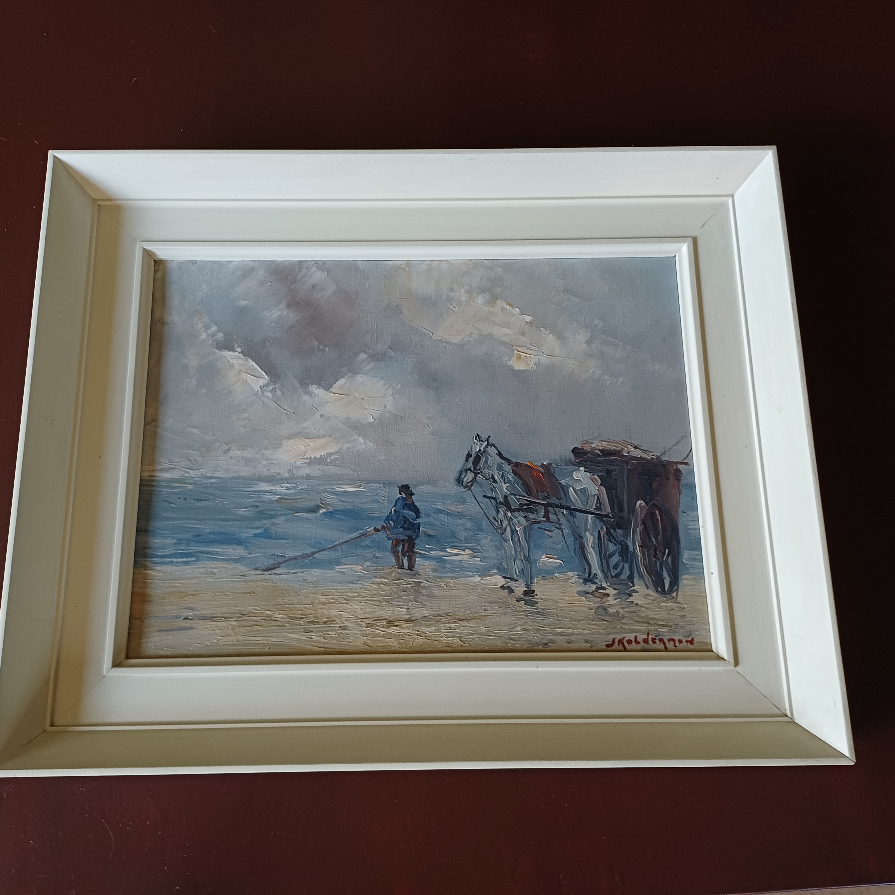 Jan Kelderman - Visser aan zee kopen? Bied vanaf 30!
