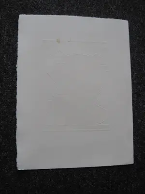 Niet of onleesbaar gesigneerd - Intrigerende Duitse (?) ETS "Wände VII" zeer kleine oplage - gesigneerd kopen? Bied vanaf 1!