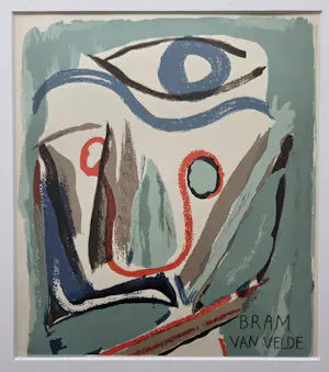 Bram van Velde - Litho. 1952. Derriere Le Miroir. kopen? Bied vanaf 139!