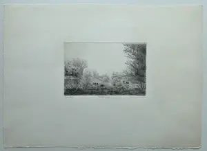 Gerard van Rooy - handgesigneerde ets | Uitgave 'De Luis' | 'Fort 't Hemeltje | 1973 kopen? Bied vanaf 75!