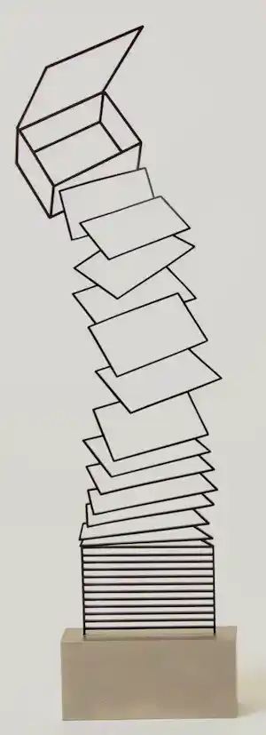 Jeroen Henneman - 3D object: 'Vallend' verkocht voor € 1000!