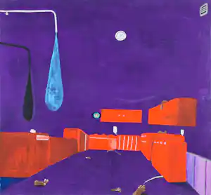 Paul Nassenstein - Gouache op doek, Keukenscene met druppel verkocht voor € 220!