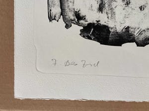 Werner Liebmann - Das Ziel, große Lithographie, signiert, datiert, numm. kopen? Bied vanaf 70!