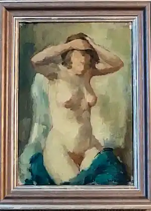 Dick Braam - Impressionistisch zittend naakt verkocht voor € 410!