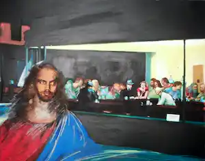 Willem Rasing - Jezus bij Hopper verkocht voor € 65!