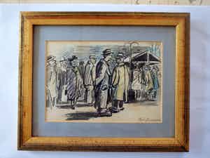 Jan van Bloppoel - mensen op de markt verkocht voor € 40!