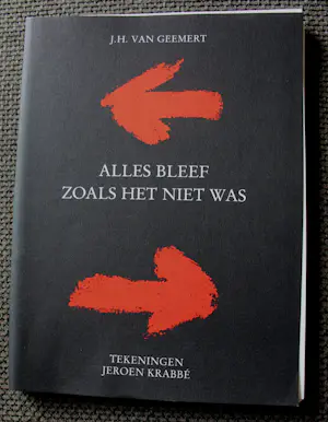 Jeroen Krabbé - Zeefdruk + gedicht: Alles bleef zoals het niet was - 1992 kopen? Bied vanaf 59!
