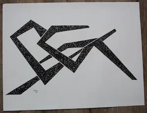 Toon Kelder - Abstract werk - 2 kopen? Bied vanaf 50!