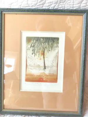 René Carcan - Uiterst zeldzame oplage 1/2 - René Carcan - "De wilg in de tuin" (1990) kopen? Bied vanaf 200!