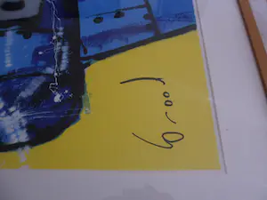 Herman Brood - Grote ingelijste zeefdruk: Vliegtuig 3 kopen? Bied vanaf 285!