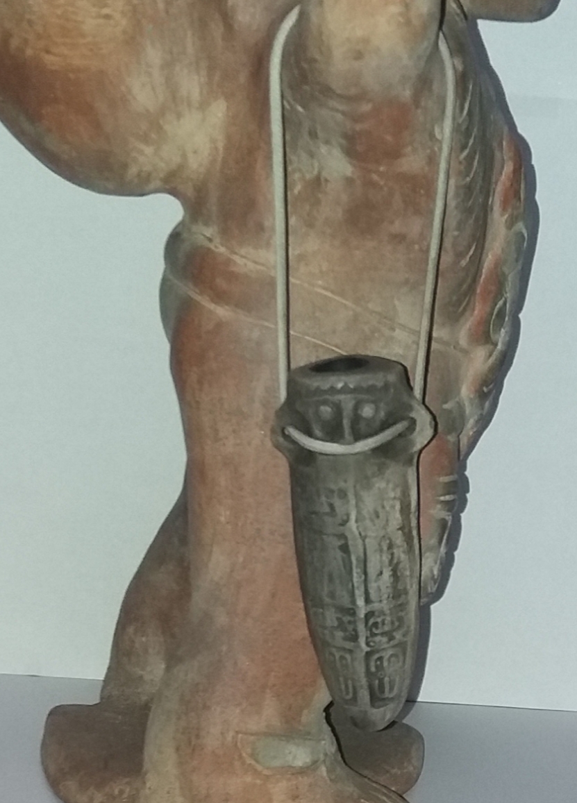 Niet of onleesbaar gesigneerd - vintage Mexicaans terracotta beeld van een water wijn Drager . kopen? Bied vanaf 1!