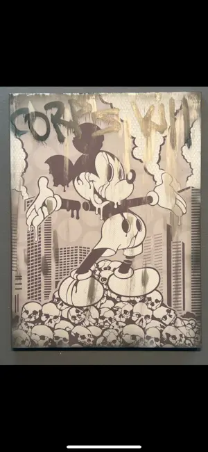 Dillon Boy - Corporations Kill / Mickey mouse graffiti dismaland VS banksy kopen? Bied vanaf 250!