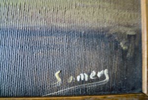 Niet of onleesbaar gesigneerd - Stilleven gesigneerd Somers - met certificaat. kopen? Bied vanaf 10!