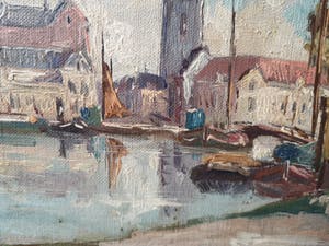 Willem Horselenberg - Havengezicht in Delft kopen? Bied vanaf 75!