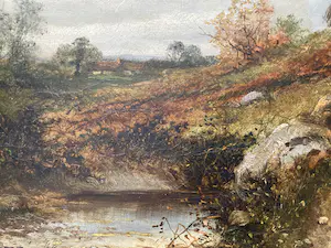 Niet of onleesbaar gesigneerd - Landschap met molen kopen? Bied vanaf 1!