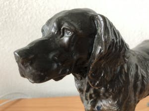 Brons (Onbekend) - Zwaar beeld GOLDEN RETRIEVER - 7 kg. kopen? Bied vanaf 65!