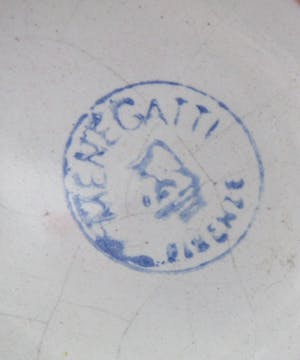 Faience  ( st Michel) Moustiers - Henriot Quimper, Faience de Moustier, Menegatti Firenze - Drie stuks Frans en It kopen? Bied vanaf 1!