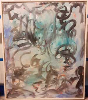 Yehuda Broitman - Abstract werk verkocht voor € 180!