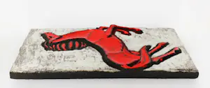 Ruscha - Ruscha aardewerk muurtegel – ca. 1968 kopen? Bied vanaf 60!
