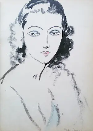Kees van Dongen - Portrait de femme, pochoir kopen? Bied vanaf 200!