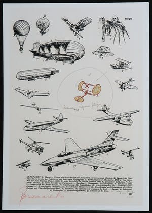Panamarenko - Offset litho, Magnusflieger kopen? Bied vanaf 600!