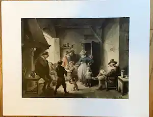 Jean Baptiste Madou - 6 tekeningen en aquarellen in koperdiepdruk drukkerij Vada verkocht voor € 25!