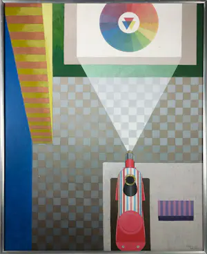 Kees Balvers - Acryl op doek, Toverlantaarn- Ingelijst kopen? Bied vanaf 80!