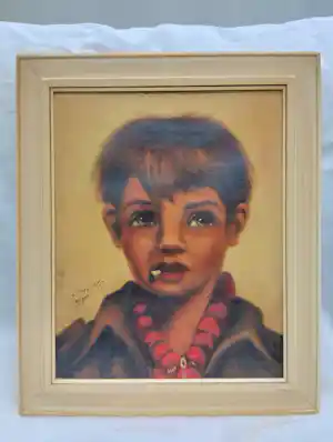 Jeanne van Hall - Jongetje met cigaret verkocht voor € 40!